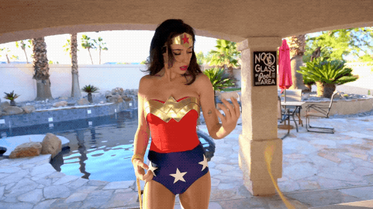 Wonder Woman Cosplay Bondage